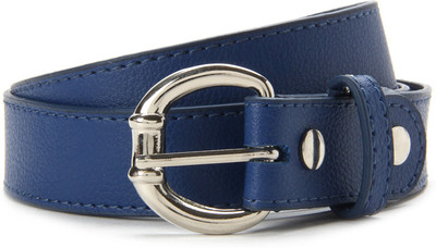 Baggit Women Blue Metal Belt, Ink blue