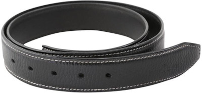 Redrho Men Black Genuine Leather Belt