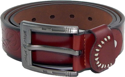 Els Men Brown Synthetic Belt, Brown-45