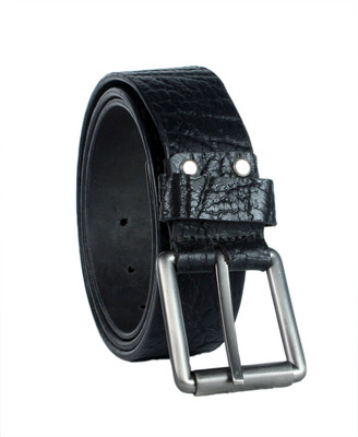 Bcoz Men Casual Black Genuine Leather Belt
