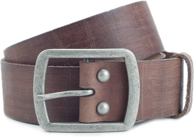 Superdry Men Tan Metal Belt