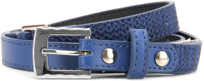 Baggit Women Blue Metal Belt, Ink blue