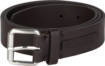 Calvin Klein Men Brown Genuine Leather Belt, 174
