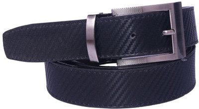 OODI Men Black Artificial Leather Belt