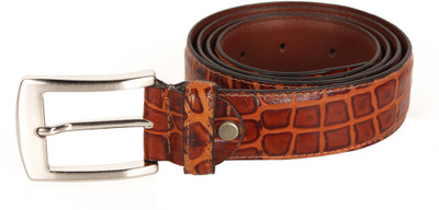 Lino Perros Men Casual Brown Synthetic Belt