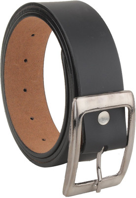 Caring Boys Casual Black Genuine Leather Belt
