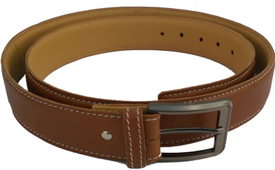 MFA Men Tan Genuine Leather Belt