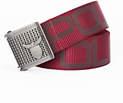 883 Police Men Casual Red Fabric Belt