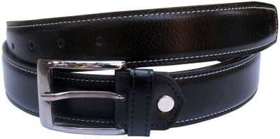 Bacchus Men Formal Black Artificial Leather Belt