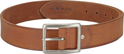 Teakwood Men Brown Genuine Leather Belt