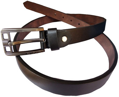DCS Women Casual Black Artificial Leather Belt