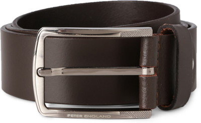 Peter England Men Brown Genuine Leather Belt