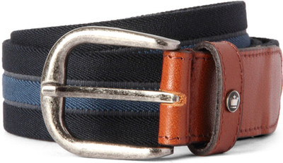 Louis Philippe Men Black Genuine Leather Belt