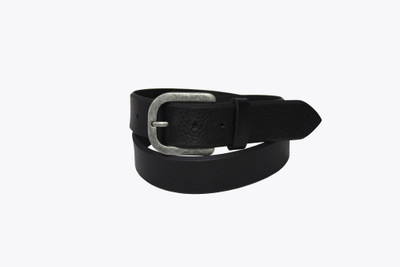 Pellezzari Men Black Genuine Leather Belt