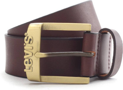Levi's Men Brown Genuine Leather Belt