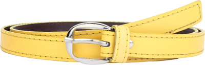 SRS Women Casual White Synthetic Belt