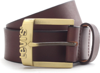 Levi's Men Brown Genuine Leather Belt