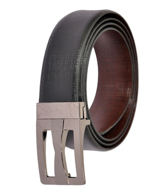 OODI Men Black Genuine Leather Belt