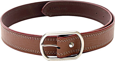 Skyways Men Casual, Formal Brown Artificial Leather Belt, Brn-03