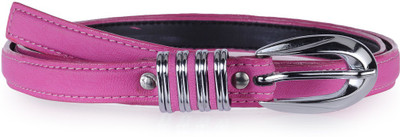 Allura Women Evening/Party, Casual, Semi-formal Pink Synthetic Belt