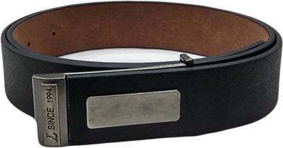 Damler Men Casual Black Artificial Leather Belt