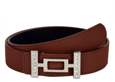 Tiekart Women Casual Brown Metal Belt