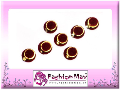 Fashion Max Red Full Moon with Inner Golden Layer Forehead Maroon Bindis(Everyday use)
Fashion Max Red Full Moon with Inner Golden Layer Forehead Maroon Bindis(Everyday use)