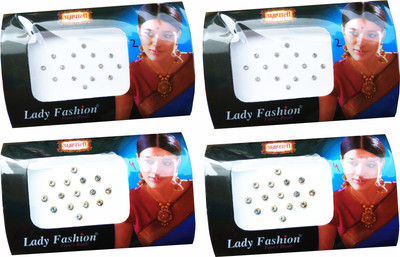 Lady Fashion Amarpali Silver Bordered White Crystals 0412201609 Forehead White Bindis(Kundan)
Lady Fashion Amarpali Silver Bordered White Crystals 0412201609 Forehead White Bindis(Kundan)