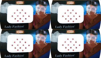 Lady Fashion Gold stone & Red Flower Border bi 241120160104 Forehead Red Bindis(Stick On)
Lady Fashion Gold stone & Red Flower Border bi 241120160104 Forehead Red Bindis(Stick On)