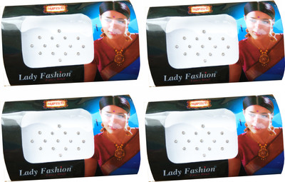 Lady Fashion Amarpali Silver Bordered White Crystals 0412201601 Forehead White Bindis(Kundan)
Lady Fashion Amarpali Silver Bordered White Crystals 0412201601 Forehead White Bindis(Kundan)