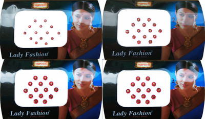 Lady Fashion Gold stone & Red Flower Border bi 241120160101 Forehead Red Bindis(Stick On)
Lady Fashion Gold stone & Red Flower Border bi 241120160101 Forehead Red Bindis(Stick On)