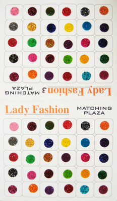 Lady Fashion Glitter Matching Plaza 0811201603 Forehead Multicolor Bindis(Stick On)
Lady Fashion Glitter Matching Plaza 0811201603 Forehead Multicolor Bindis(Stick On)