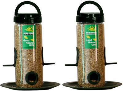 Nature Forever Window Bird Feeder Bird Feeder(Green)