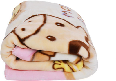 Colors & Blends Printed Blanket(Cotton, Pink