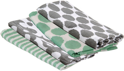 Bacati Polka Blanket(Microfiber, Grey