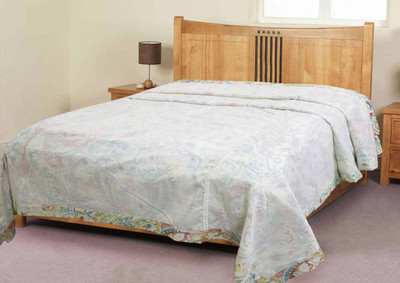 Rhome Printed Dohar(Microfiber, Cream