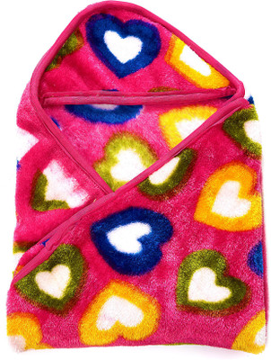 Jain International Abstract Blanket(Microfiber, Pink