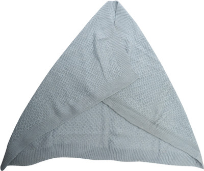MansiCollections Plain Blanket(Microfiber, Grey