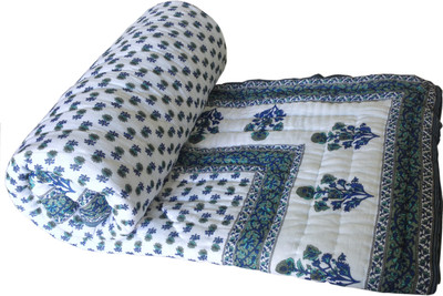 Artisan Creation Floral Comforter(Cotton, Green, Blue, White, Blue;green;white
Artisan Creation Floral Comforter(Cotton, Green, Blue, White, Blue;green;white