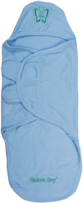 Quick Dry Plain Single Baby Sleep Sack(Blue)