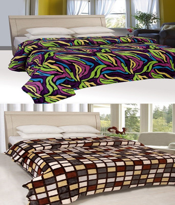 ExpressionsHome Abstract Blanket(Polyester, Multicolor
