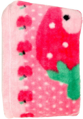 Warm Up Printed Blanket(Cotton, Pink