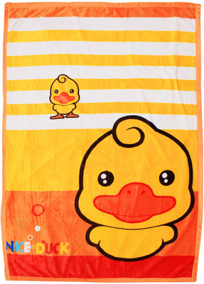 Ole Baby Abstract Mink Blanket(Polyester, Yellow