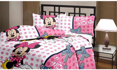 eCraftIndia Cartoon Dohar(Poly Cotton, Pink