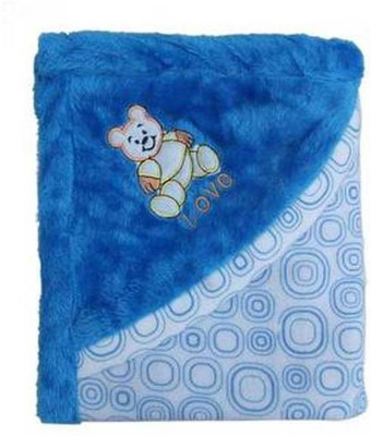 Gargshope Cartoon Coral Blanket(Polyester, Blue