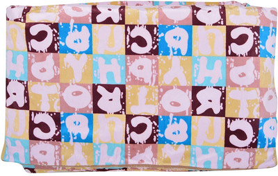Baby Bucket Text Print Blanket(Microfiber, Peach