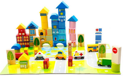 Krypton Rome Around City Building Blocks(Multicolor)