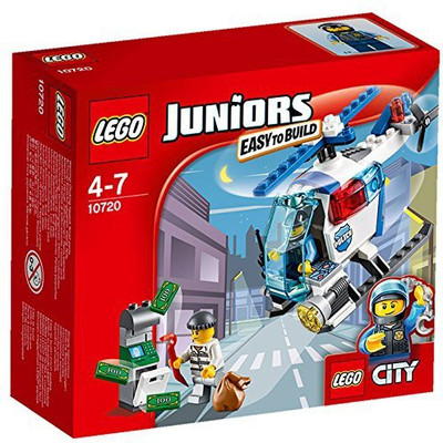 Lego Police Helicopter Chase-10720(Multicolor)