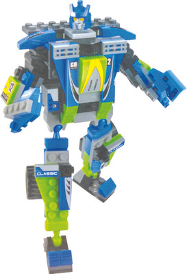 Dr. Mady Block Robot(Red, Yellow)