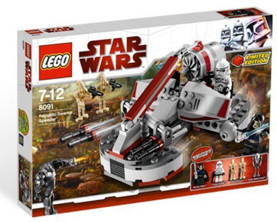 Lego Star Wars Set 8091 Republic Swamp Speeder(Multicolor)